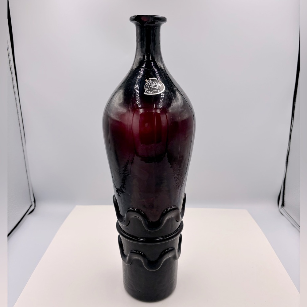 Vintage Rossini Empoli Decanter.Empoli Italy is a region known for glassmaking